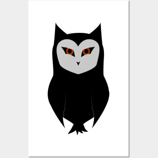 Happy Owl Posters and Art